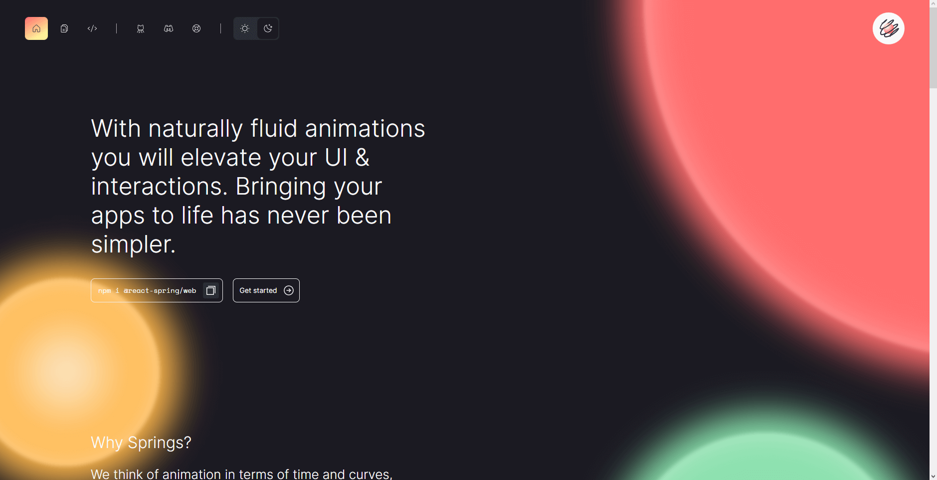 react spring