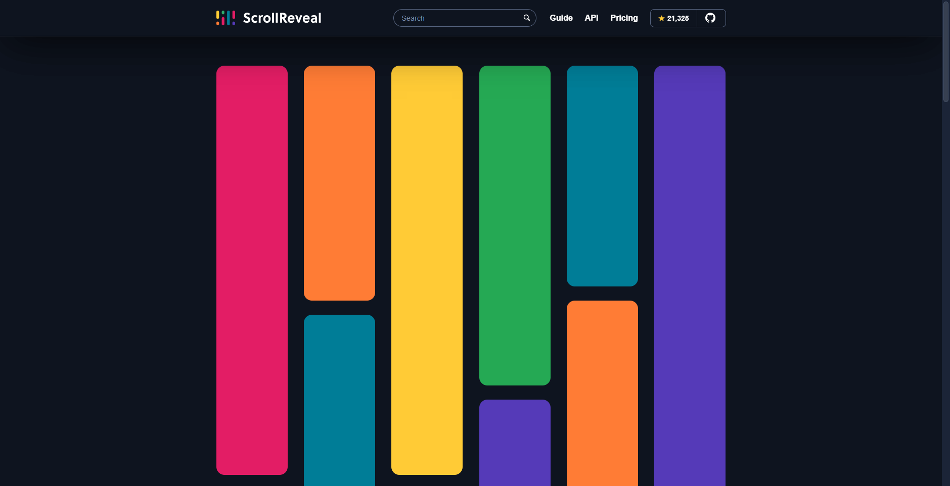 scroll reveal