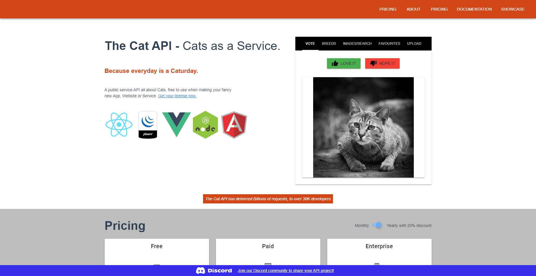 the cat api