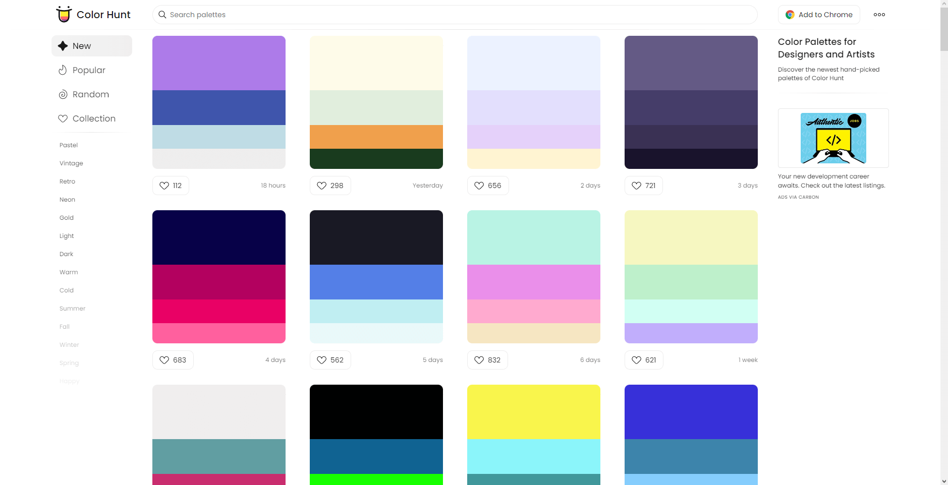 color hunt