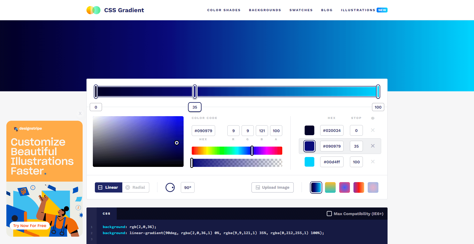 css gradient