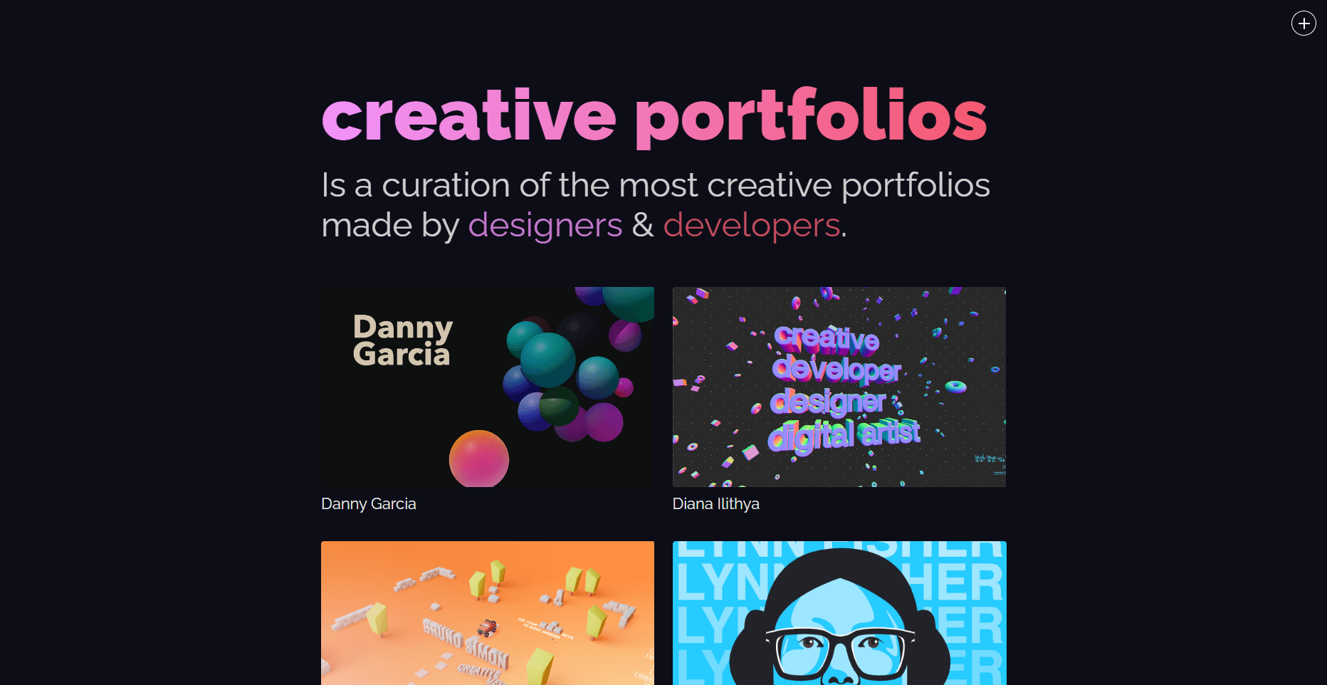 creative portfolios