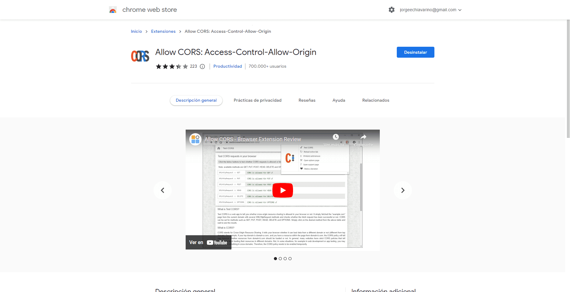allow cors