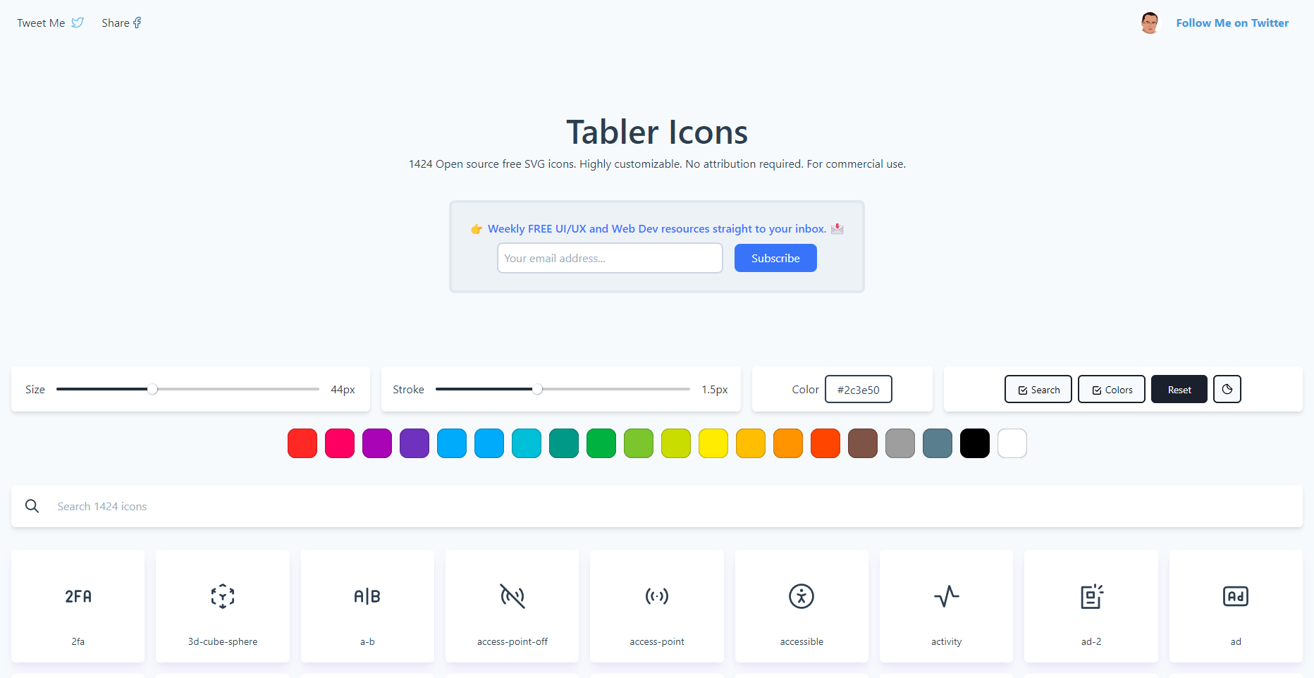 tabler icons