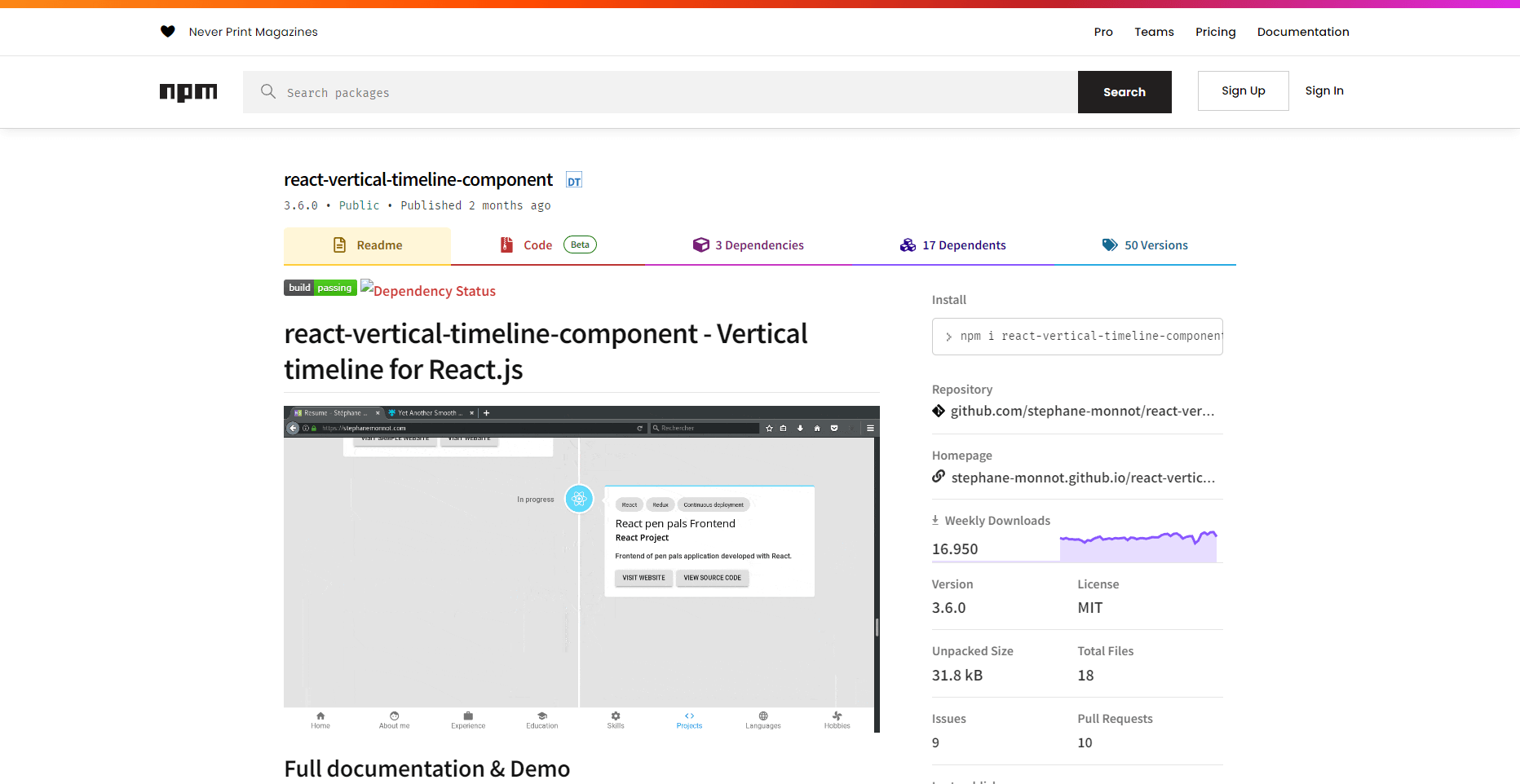 react-vertical-timeline