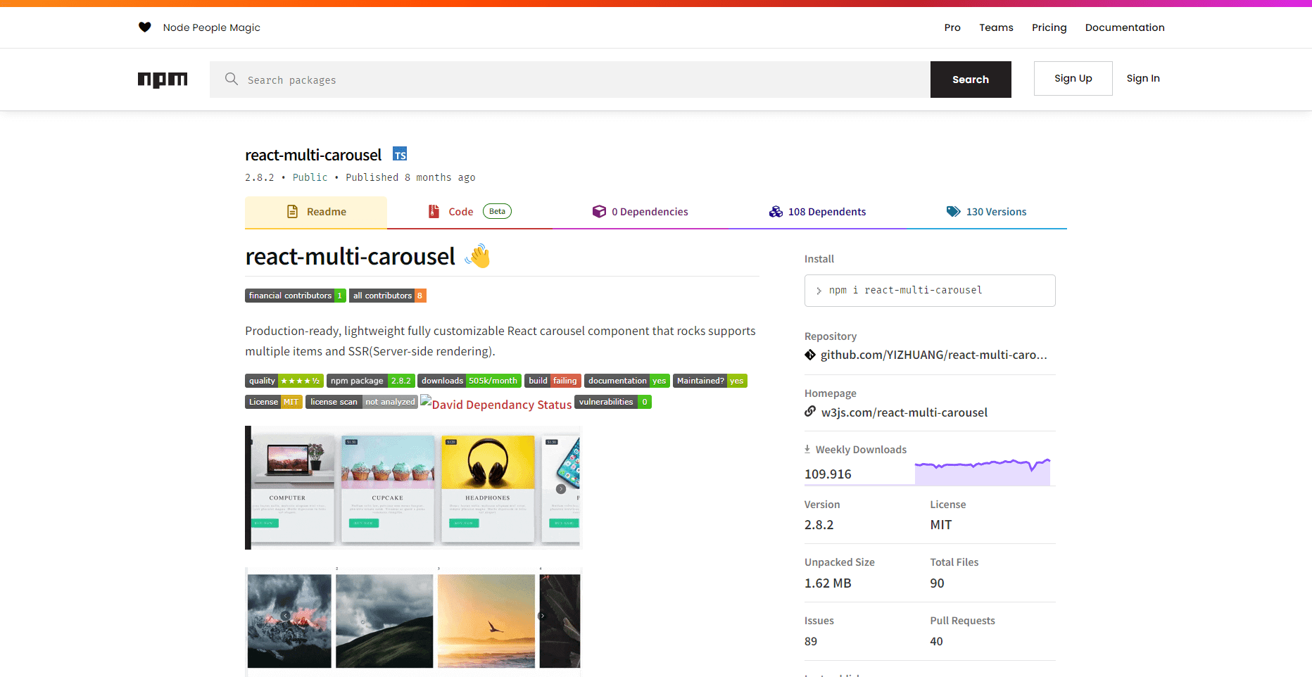react-multi-carousel